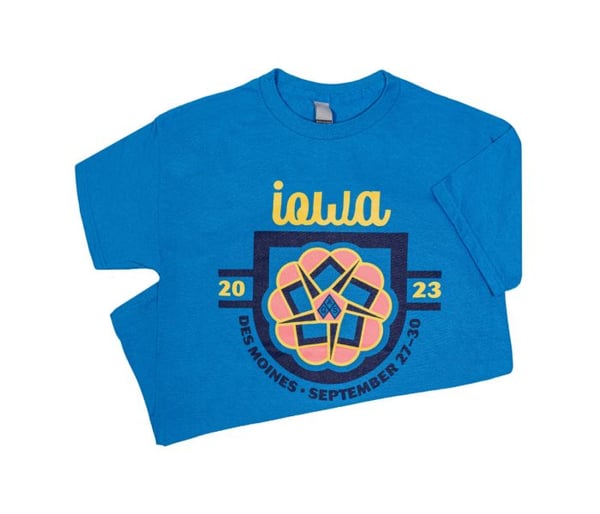 2023 Blue Des Moines Show Shirt
